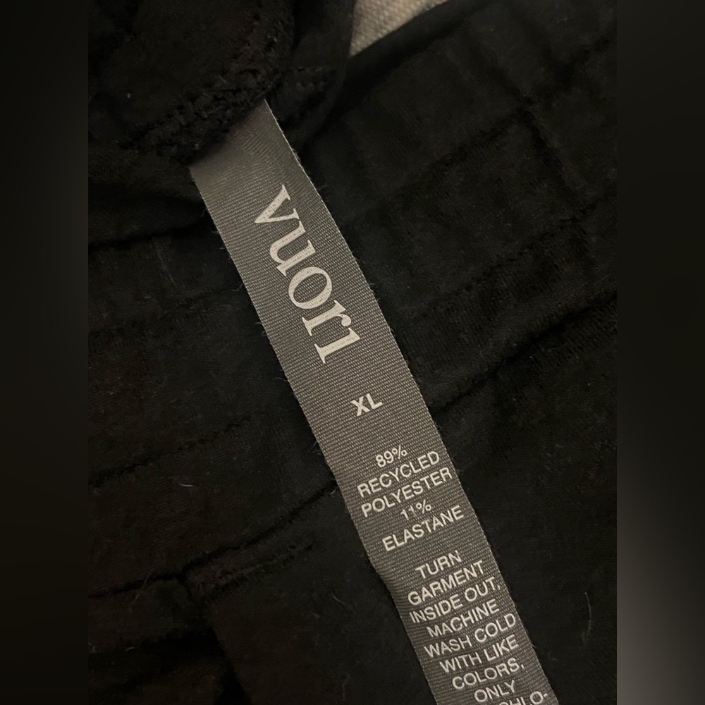 NWOT Vuori Halo Wide Leg Joggers Black XL - Picture 8 of 10